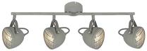 Valgusti lagi Candellux Pent 94-68071, GU10, 4 x 50 W, hõbe v./hall v. / hall v.