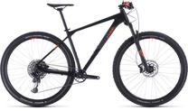 Dviratis kalnų Cube Reaction Race, 29 ", 23" rėmas, juoda sp./oranžinė sp.