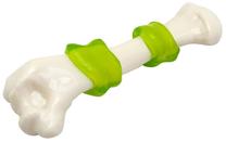 Rotaļlieta sunim, graužammanta suņiem Gimborn Interactive Bacon Bone 60804, 17.8 cm, balta krās./zaļa krās., 17.8 cm