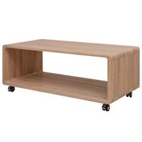 Kavos staliukas VLX 242974, ruda sp., 110 cm x 55 cm x 44 cm