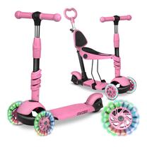 Vaikiškas paspirtukas Ricokids, rožinė sp.