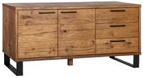 Komoda Home4you Rotterdam 18113, ruda sp., 73 cm x 45 cm x 175 cm