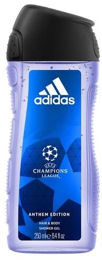 Kūno prausimosi želė vyrams Adidas UEFA Champions League Anthem Edition, 250 ml