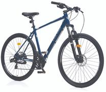 Velosipēds tūristu Corelli Cross Road 2.0 DD, 28 ", 18" rāmis, zila krās.