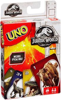Карточные игрa Уно, Jurassic World Mattel Games Jurassic World FLK66