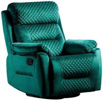 Atlošiamas krėslas Kalune Design Trone Recliner TV, žalia sp., 80 cm x 80 cm x 105 cm