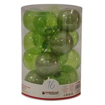 Ziemassvētku eglīšu rotaļlietu komplekts Giocoplast Natale, zaļa krās., 8 cm, 8 cm, plastmasa, 16 gab.