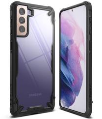 Telefona vāciņš Ringke Fusion X for Samsung Galaxy S21Pluss 5G, melna krās., Samsung