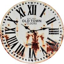 Sienas kvarca pulkstenis Techno Line Old Town London, balta krās./melna krās., 40 cm x 40 cm, 40 cm