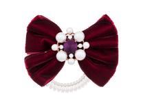 Matu gumija Invisibobble Bowtique British Royal Take a Bow, sarkana krās.