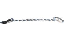 Žaislas šuniui, virvinis Flamingo Jim Cord 522709, 150 cm, mėlyna sp./balta sp./pilka sp., 150 cm