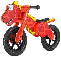 Balansinis dviratis Milly Mally Dino 2923, raudona sp., 12"