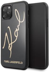 Telefona vāciņš Karl Lagerfeld, melna krās., Apple