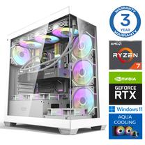 Stacionarus kompiuteris Intop RM61970WH AMD Ryzen 7 9700X, DDR5 16 GB, SSD+HDD 1 TB 2 TB, Nvidia GeForce RTX5080 16 GB GDDR7, Windows 11 Home