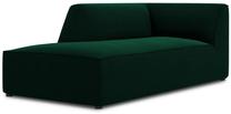 Sofa Micadoni Home Ruby Velvet Chaise Longue, tamsiai žalia sp., kairinė, 181 x 93 cm x 69 cm