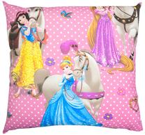 Dekoratyvinė pagalvėlė Home4you Fairy Tale Princess, mėlyna/geltona/rožinė, 65 cm x 65 cm