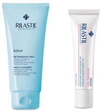 Veido priežiūros priemonių rinkinys Rilastil Aqua Intense 72H, 140 ml