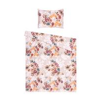 Patalynės užvalkalų komplektas Domoletti Percale Silken Bloom, rožinė sp., 50 x 70 cm, 140 x 200 cm, 2 d.