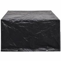 Āra mēbeļu pārsegs VLX 8 Eyelets 41638, melna krās., 172 x 113 cm
