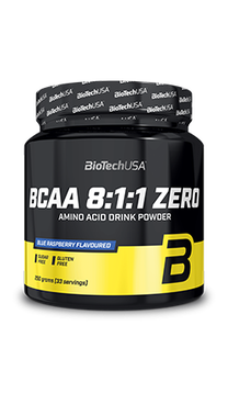 Amino rūgštis BioTech USA BCAA 8:1:1 Zero, kolos skonio, 250 g