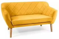 Sofa Karo 2, geltona sp., 140 x 76 cm x 75 cm