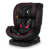 Automobilinė kėdutė Lionelo Bastiaan I-Size, juoda sp./raudona sp., 40 - 150 cm
