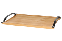Padėklas Maku Bamboo 626165, 28.5 cm x 4 cm, 39.5 cm, Juoda sp./Rusva sp.