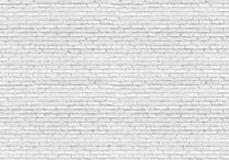 Fototapete Artgeist Gray Brick 2XLFT1885, 210 cm x 210 cm
