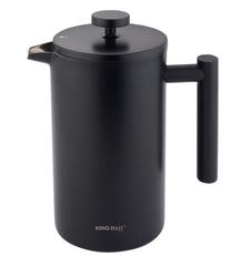 Kafijas kanna French Press KingHoff KH-1996, 1 l, melna krās.