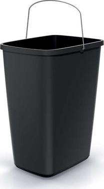 Šiukšliadėžė Prosperplast 935753, juoda sp., 12 l, 33.7 cm x 19.5 cm