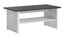 Žurnalinis staliukas Porto, ruda sp./balta sp., 115 cm x 60 cm x 50 cm