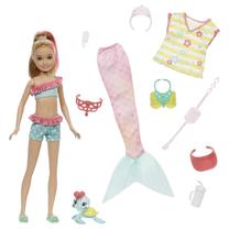 Кукла Mattel Barbie Mermaid Power Stacie HHG56, 25 см, многоцветный