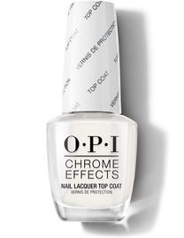 Viršutinis nagų lako sluoksnis OPI Chrome Effects Top Coat, top coat sp., 15 ml
