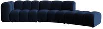 Moduļu dīvāns Micadoni Lupine Sal5, royal blue krās., labais, 335 x 166 cm x 70 cm