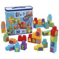 Žaislinių kaladėlių rinkinys Mattel Mega Bloks ABC HRR60, 30 vnt.
