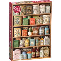 Puzle CherryPazzi A Treasury Of Tins, 70 cm x 50 cm, 1000 gab., daudzkrāsaina