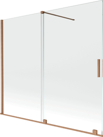 Vannas siena Mexen Velar II, 150 cm x 180 cm, brushed copper krās./rūdītais