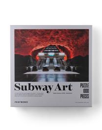 Dėlionė Subway Art Fire, 25 cm x 25 cm, 1000 vnt., balta sp./juoda sp./raudona sp.