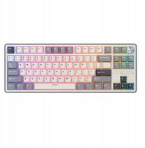 Laidinė žaidimų klaviatūra Royal Kludge R87 Pro Brown switch, Anglų (US), pilka sp.