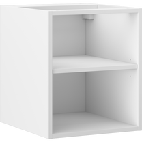 Skapja rāmis, ar plauktu Mexen Box-A, 44.2 cm x 40 cm, 47 cm, matēti balta krās.