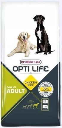 Сухой корм для собак Versele-Laga Opti Life Maxi Adult Chicken & Rice, курица/рис, 12.5 кг