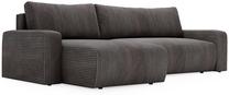 Kampinė sofa - lova Polak Meble Aragon, pilka sp., 245 x 150 cm x 85 cm