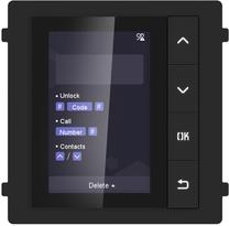Модуль дисплея Hikvision DS-KD-DIS, черный цв.