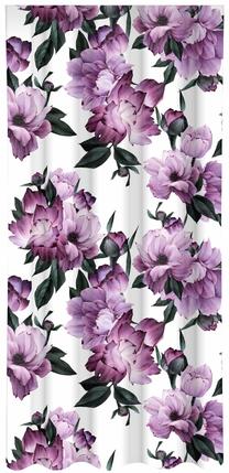 Nakts aizkari ZMB-58, balts krās./violeta krās./zaļa krās., 160 cm x 270 cm