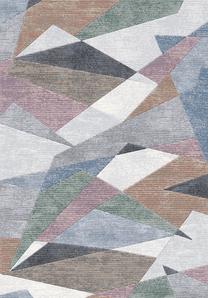 Paklājs Domoletti Argentum 063-0464-6626, daudzkrāsaina, 170 cm x 120 cm