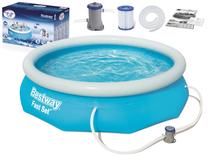 Baseinas, pripučiamas Bestway Fast Set, mėlyna sp., 305 x 76 cm