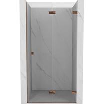 Dušo durys Mexen Lunar-F Right, 90 cm x 200 cm, rausvojo aukso sp./grūdintas