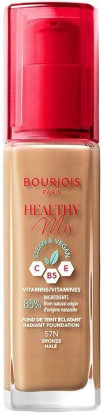 Skystas makiažo pagrindas Bourjois Paris Healthy Mix, 57n bronze, 30 ml