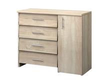 Batų dėžė Idzczak Meble 03, ąžuolo, 80 cm x 37 cm x 68 cm