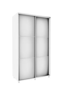 Spinta Bodzio SZP120-3L/BI, balta sp., 120 cm x 60 cm x 210 cm, su veidrodžiu